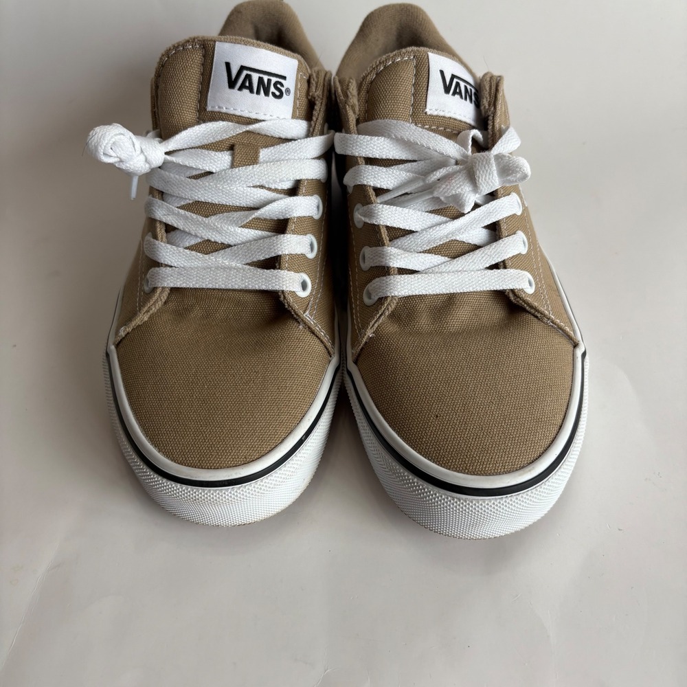 Vans‎ Filmore Tan Canvas Low Top Skate Shoes Sneakers Mens 7 - Picture 4 of 11